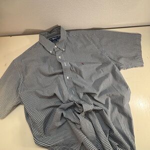 Ralph Lauren Black and White Gingham Shirt